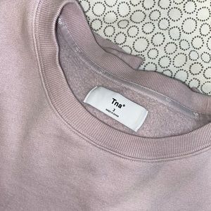 Aritzia TNA oversized crew neck sweater